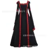 Figurinos de Performance de Palco Medievais Europeus e Americanos Transfronteiriços, Vestidos com Capuz e Mangas Sino Transfronteiriços, Vendidos a partir de Uma Peça, Dropshipping Disponível