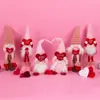Muñeco Sin Rostro Personalizado para el Día de San Valentín Juguete de Peluche Rudolph Adorno de Escritorio Decoración Festiva Regalo