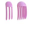 Peine de Plástico para el Viento Artefacto para la Parte Superior del Cráneo Estilo Coreano Viento Cabello Cabello Esponjoso Rizador de Raíz de Cabello Peinado Perezoso 3 Dientes 6 Dientes