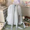 Mochila Nueva Estilo Japonés Ins de Aspecto de Alta Calidad Fresca y Dulce de Color Caramelo con Lazo para Estudiantes de Secundaria y Preparatoria Mochila Ligera