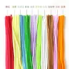 Palitos retorcidos en colores macarrón, Palitos retorcidos con hebras engrosadas tipo pelo, Materiales para ramo hecho a mano DIY, Suministros para educación temprana