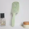 Nuevo Peine Tipo Espalda Hueca de Alto Valor Peine de Cabello Portátil para Niña Masajeador de Cuero Cabelludo Denso Esponjoso Peine de Costilla