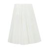 Love and Nancy Trece Líneas Minimalista Verano Estilo Coreano Algodón Peinado Plisada Versátil para el Trabajo Falda de Corte A Luz de Luna 22371