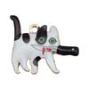 Pendientes colgantes de gato con cuchillo transfronterizo, collar colgante, accesorios de joyería de aleación DIY, accesorios de joyería para llavero