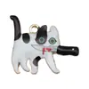Brincos de Gato Transfronteiriços Pingente Colar Pingente DIY Acessórios de Joia de Liga Acessórios de Joia para Chaveiro