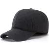 Gorra de Algodón para Hombre y Hombre Mayor de Invierno, Gorra de Béisbol Gruesa para Exteriores, Protección contra el Frío, Visera de Pato, Protección para las Orejas, Calidez con Felpa