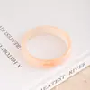 Pulseira Redonda de Acrílico Personalizada com Efeito Borrado, Elegante para o Dia a Dia, Pulseira Simples e Versátil, Joias com Design Transfronteiriço Europeu e Americano