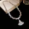 Colar Colar Corrente Clavícula Zircônia Pingente Gota d'Água Estilo Coreano Estilo Ins, Luxo Leve e Sofisticado, Colar Versátil de Moda Personalizado para Mulheres