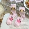 2024 Otoño e Invierno Nuevo Calcetines de Coral Fleece para Mujer Dibujos Animados Gruesos para Casa Cálidos para Dormir Calcetines de Piso para Mujer
