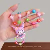 Collar de Muñeca de Dibujos Animados para Niñas, Estilo Nuevo, Cuentas de Flores Macaron, Collar Lindo para Bebé, Accesorios para Niñas en Stock