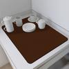Tapete de drenagem de cozinha transfronteiriço, cor sólida, lama de diatomáceas, tapete absorvente resistente ao desgaste, mesa de chá, tapete isolante anti-escaldante, fornecimento direto da fábrica