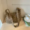 Moda Estilo Coreano Lunares Moda Casual 2026 Elegante Bolso Tote de Gran Capacidad para el Viaje Diario Bolso de Hombro Bajo el Brazo Mujer