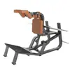 Série de Equipamentos de Academia para Treinamento de Força: Aparelho Abdominal, Máquina de Remo, Máquina de Agachamento, Elevação de Joelhos na Barra Paralela