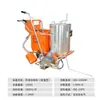 Máquina de marcado vial termofusible para autopistas, pequeña caldera termofusible de un solo cilindro, máquina de marcado vial de empuje manual, equipo para cruces peatonales