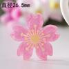 Acessórios de resina de simulação de flor de cerejeira romântica japonesa diy hairpin cream cola capa de telefone material criativo feito à mão