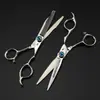 Tijeras de Peluquería Nepson Ojo de Diablo Tornillo Tijeras para Cortar el Cabello Tijeras Adelgazadoras de 6.0 pulgadas