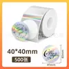 Papel Térmico Láser Holográfico para Etiquetas de Productos Nuevos Transfronterizos Adecuado para Jingchen K3 Hanyin N31 Papel Térmico Impermeable Cuatro Pruebas