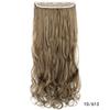 Peruca mulheres longo cabelo cacheado uma peça de alta temperatura seda sem costura peça de extensão de cabelo 5 clip clip peruca de cabelo local de fábrica