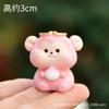 Desenhos animados resina zodíaco bebê pequeno animal boneca ornamentos rato boi tigre coelho dragão cobra cavalo ovelha macaco galinha cachorro boneca