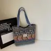 Bolsa de Lona para Ropa de Clase de Estudiante 2025 Nueva Bolsa Tote de Gran Capacidad Bolso de Hombro Versátil para Viaje para Mujer