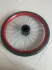 Rodas para Carrinho de Mão de Obra 2 Rodas Infláveis Roda de 40 Raios Rodas para Balde Estrutura de Carrinho de Mão Espessada