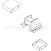 Bobina de Núcleo de Transformador de Alta Frequência EF12.6 Bobina SMD EF12.6 Horizontal 5+5 Pinos-069