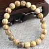 Venta al por mayor del fabricante Pulsera de Sándalo Mini Estilo Compacto 8 mm Círculo Único Pulsera para Hombres y Mujeres Nuevo Estilo Chino Cuentas de Buda Rosario