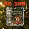 Adornos de acrílico para efectivo de Navidad, regalos para decoración de árbol de Navidad, colgantes creativos de bendición festiva, cinco diseños