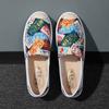 Zapatos de Tela del Viejo Pekín Tienda Oficial Insignia para Mujer Estilo Pescador sin Cordones Verano 2026 Nuevos Zapatos de Lona Suave para Conducir