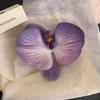 Grampo de cabelo Phalaenopsis estéreo ~ versão de alta qualidade! Flor simulada colorida presilha lateral estilo férias acessórios de cabelo para praia