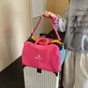 Bolsa de equipaje Dopamine, gran capacidad, duradera, organizador de viaje, bolsa para yoga y fitness, con compartimento separado para zapatos y separación seco/húmedo