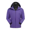 Chaqueta Hardshell Resistente al Viento e Impermeable 3 en 1 Estilo Nido de Pájaro para Exteriores para Hombres y Mujeres con Impresión de Logo Personalizado