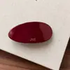 Pinza de Pelo Ovalada de Mármol Exquisito de Acetato Coreano con Pinza de Resorte Pinza Exquisita de Gama Alta para Cola de Cabello Accesorios para el Cabello para Mujeres