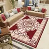 Sofá para Sala de Estar Estilo Europeu Retrô Mesa de Centro Tapete de Chão Tapete de Parede a Parede para Quarto Tapete de Cabeceira Tapete Grande para Casa de Estilo Nórdico