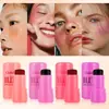Conjunto de Blush em Gel Transfronteiriço Natural Fácil de Colorir Elástico 4 Cores Conjunto de Blush Matte Hidratante Caixa
