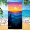2025 Verano Nuevo Transfronterizo Amazon Microfibra Palmera Toalla de Playa Natación Toalla de Baño Toalla de Playa Venta al por Mayor