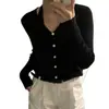 Chaleco de Punto con Cuello Halter en V Retro Francés + Cárdigan de Punto Chaqueta Pequeña para Mujer Ins2026 Corea Primavera Temprana Nuevo