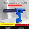 Pistola de cola elétrica de costura americana Agente de costura americano elétrico de lítio Cola de porcelana Agente de calafetagem Conjunto de máquina de cola Máquina de cola especial de costura americana Pega de cola automática