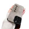 Funda para teléfono Samsung A71 de felpa con texto creativo, aplicable al comercio exterior, funda protectora A53 A32 para mujer, avanzada, con todo incluido, a rayas.