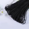 Fornecimento Direto da Fábrica Cordão Elástico de Alta Elasticidade Preto e Branco 1-4mm Cordão Elástico de Látex Faixa Elástica para Lingerie e Roupas