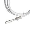 Sonda de medición de temperatura del casquillo del cojinete WZPM-201 con resistencia térmica de cara final, sensor de temperatura pt100 con cojinete de resistencia térmica roscado