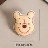 Broches fofos com enchimento de algodão e estampa de desenho animado, acessórios de tecido para roupas, roupas infantis, bolsas, chapéus, lembrancinhas, bolsas de lona