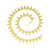 Colar masculino de liga metálica com gotas d'água geométricas e diamantes, estilo hip-hop agressivo, rap europeu e americano, acessórios modernos para corrente de clavícula