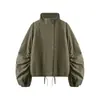 Z Estilo Europeo y Americano Transfronterizo 2026 Nueva Moda Ropa para Mujer al por Mayor Chaqueta Botonada de Tejido Técnico 4772703