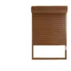 Suministrados Directamente por el Fabricante, Persianas Enrollables Antirrobo Estilo Europeo para Villas, Puertas de Tiendas, Persianas Enrollables Automáticas con Control Remoto de Aleación de Aluminio para Garajes