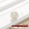 Manija Blanca Marfil Manija de Puerta Cajón de Gabinete Aleación de Zinc Moderna Europea Simple Agujero Único Redonda Boutique Engrosada