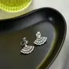[Brinco Saia Dançante] Novo Estilo Chinês Brinco com Borla de Leque Disco Repelente de Mosquitos Presilhas de Orelha Brincos de Luxo Leve para Mulheres