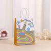 Bolsa de Regalo de Dibujos Animados para Eventos Bolso Impreso Bolsa de Papel Kraft Bolsa de Empaque para Regalo Bolsa de Regalo Compañera Bolsa de Papel Bolsa de Compras
