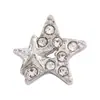 Decorações Populares Transfronteiriças para Nail Art de Estrela de Cinco Pontas Vazada, Estrela Brilhante Cheia de Diamante Decoração Metálica 3D Adesivos Metálicos para Unhas