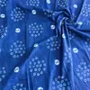 Estilo Étnico Impresión Digital Directa Tela Efecto Tie-Dye Tradicional Hecho a Mano Mantel para Mesa Manteles Individuales para Té Tela para Ropa Cheongsam